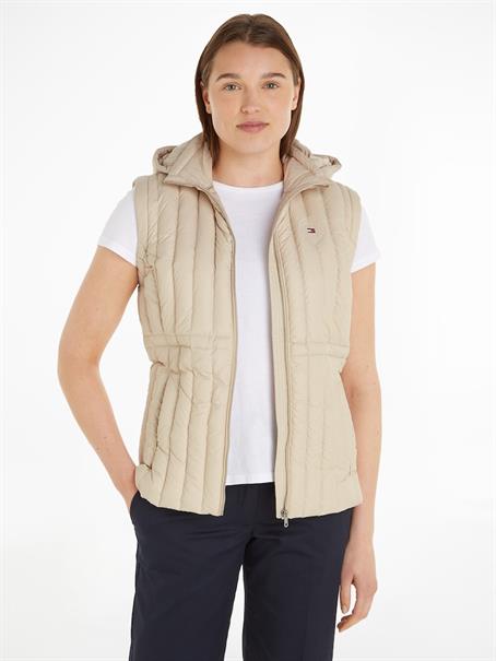 FEMININE LW DOWN VEST classic beige