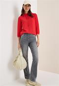 fiery red