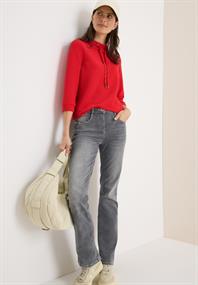 fiery red
