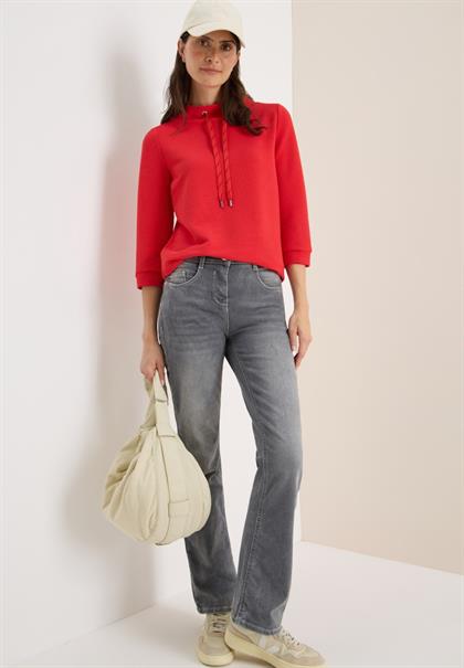 fiery red