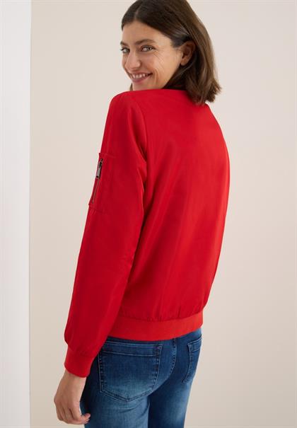 fiery red