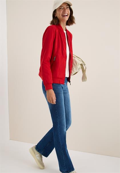 fiery red