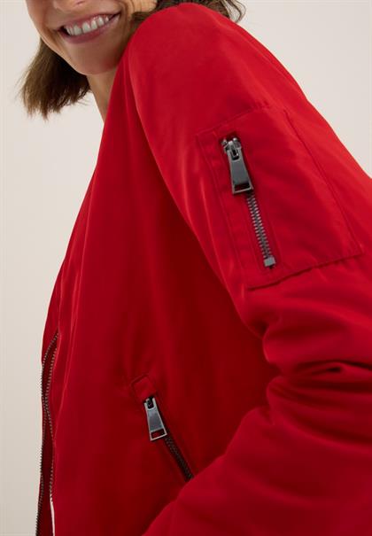 fiery red