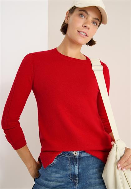 fiery red