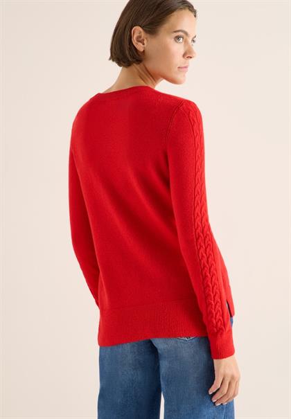 fiery red