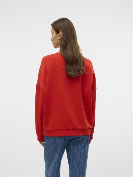 fiery red