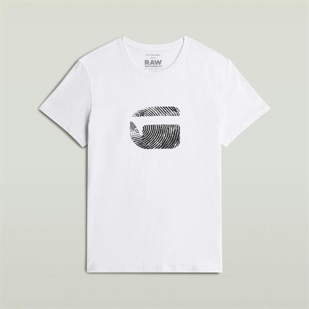 Finger print burger r t white