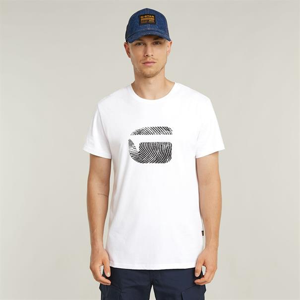 Finger print burger r t white