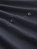 Fitted Hemd mit Muster navy mini spike design