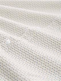 Fitted Hemd mit Muster white mini spike design