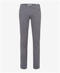 Five-Pocket-Hose in Two Tone-Optik grey