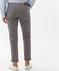 Five-Pocket-Hose in Two Tone-Optik grey