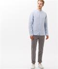 Five-Pocket-Hose in Two Tone-Optik grey