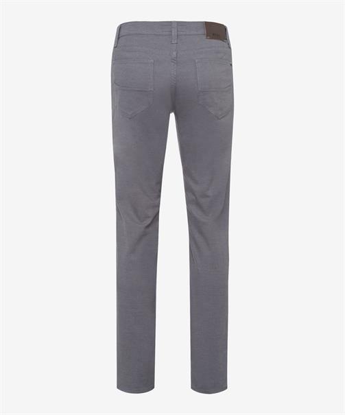 Five-Pocket-Hose in Two Tone-Optik grey