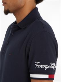 FLAG CUFF SLIM POLO desert sky