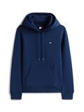 Flag Embroidery Brushed Fleece Hoody dark night navy