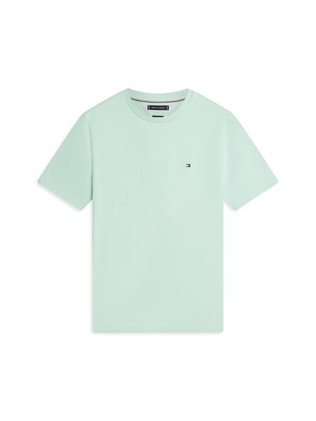 Flag Embroidery Crew Neck T-Shirt crushed mint