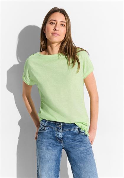 Flammgarn T-Shirt matcha lime