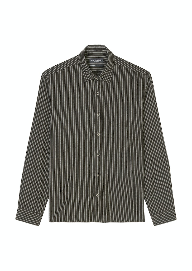 Marc O'Polo Herren Hemd 229732242476 Multi-midnight Oil - knopfleiste