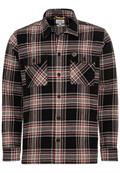 Flanell Overshirt im Karomuster anthra