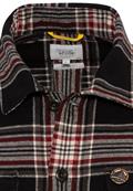 Flanell Overshirt im Karomuster anthra