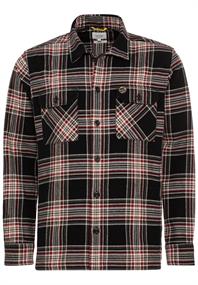 Flanell Overshirt im Karomuster anthra
