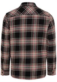 Flanell Overshirt im Karomuster anthra