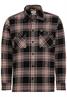 Flanell Overshirt im Karomuster anthra