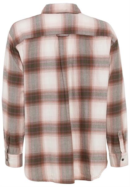 Flanellbluse aus Baumwolle rose