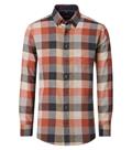 Flanellhemd beige