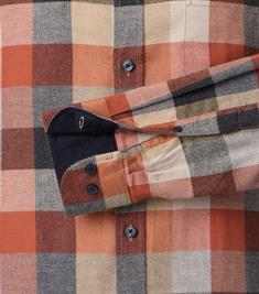 Flanellhemd beige