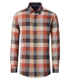 Flanellhemd beige