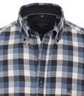 Flanellhemd blau