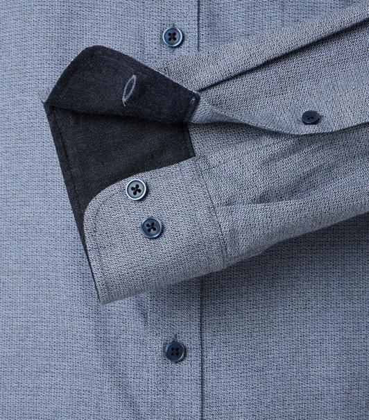 Flanellhemd blau