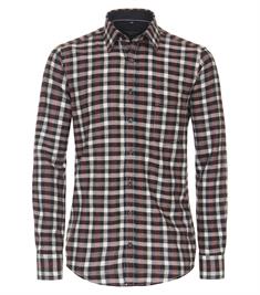 Flanellhemd braun