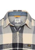 Flanellhemd mit Kontrastdetails und Brusttaschen dark blue