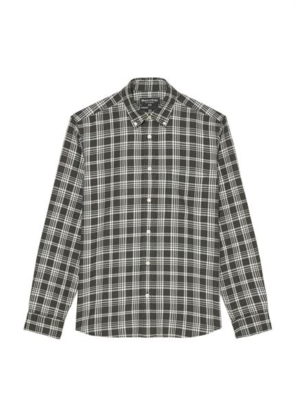 Flanellhemd regular multi-broken graphite