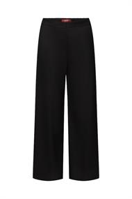 Flanellhose mit geschlitztem Beinsaum black