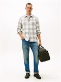 FLANNEL CHECK SHIRT JACKET light grey htr - check