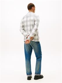 FLANNEL CHECK SHIRT JACKET light grey htr - check