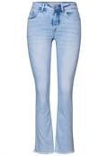 Flared Jeans bleach wash