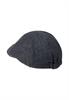 Flat Cap aus Wolle und Polyester mit Baumwollfutter rock grey