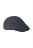 Flat Cap aus Wolle und Polyester mit Baumwollfutter rock grey