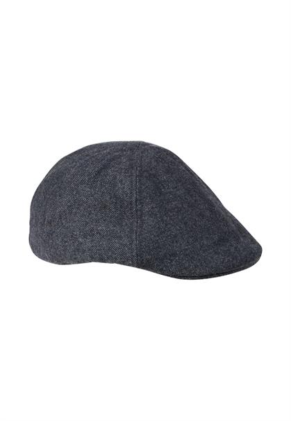 Flat Cap aus Wollmix rock grey