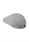 Flat Cap aus Wollmix stone gray