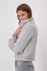Flauschige Strickjacke chrome
