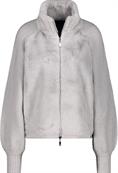 Flauschige Strickjacke chrome