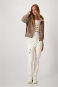 Flauschige Strickjacke milk chocolate