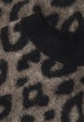 Flauschiger Leo Pullover black