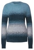 Flauschiger Strickpullover strong petrol blue